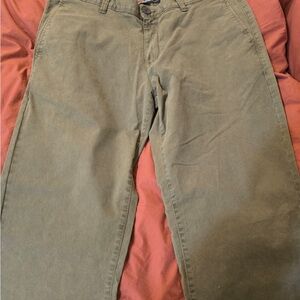 Classic Olive Chinos for Men